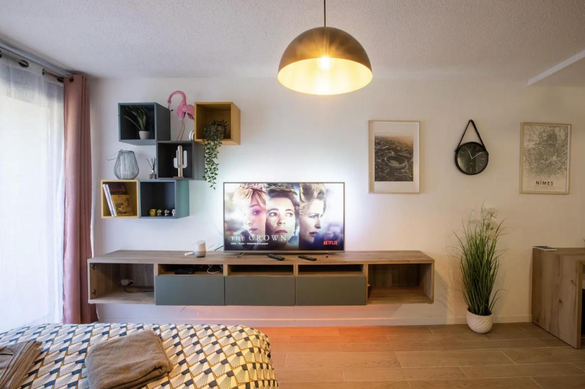 Studio Terrasse & Parking Gratuit En Residence Nimes Ngoại thất bức ảnh