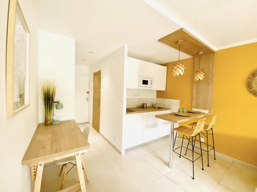 Studio Terrasse & Parking Gratuit En Residence Nimes Ngoại thất bức ảnh