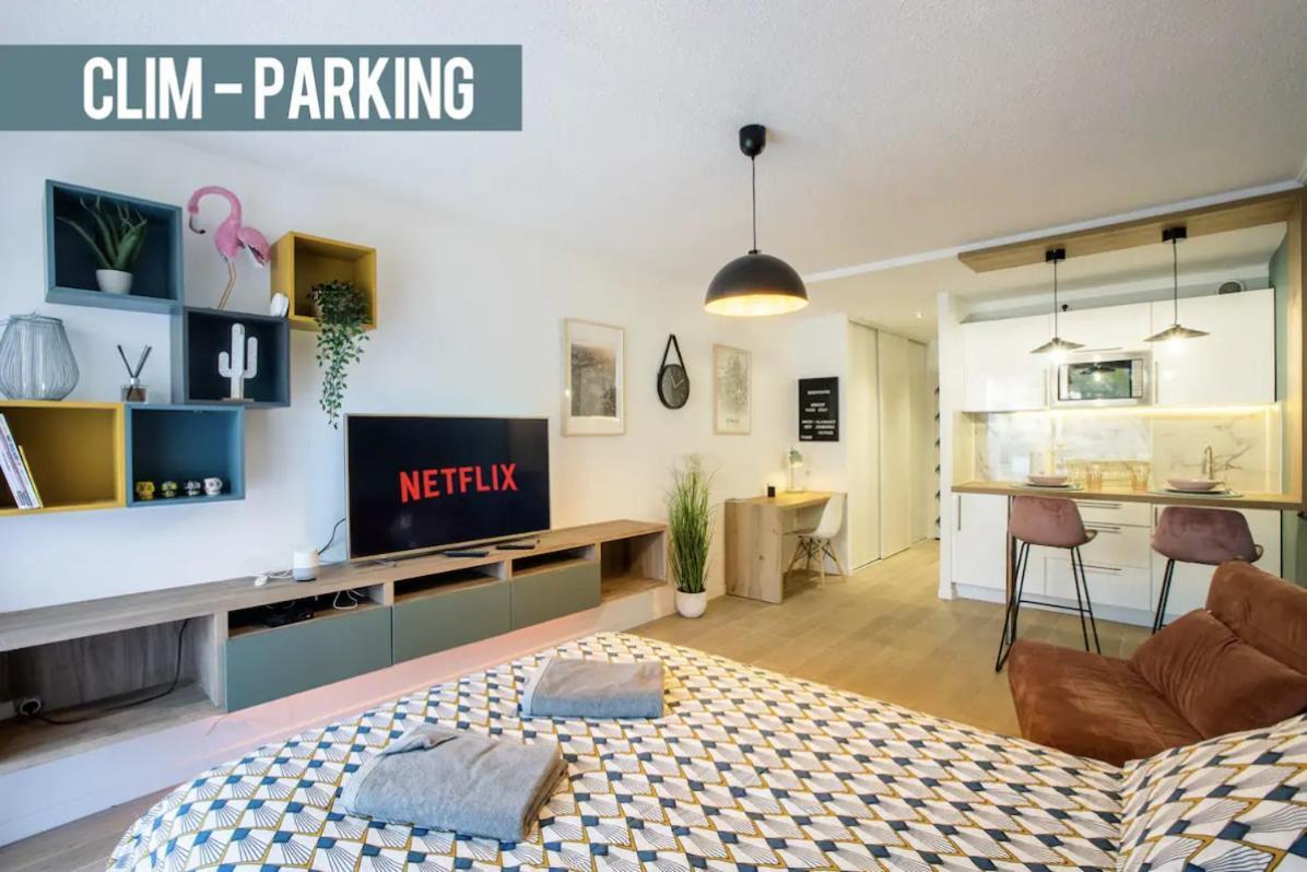 Studio Terrasse & Parking Gratuit En Residence Nimes Ngoại thất bức ảnh